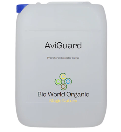 tarro de aviGuard bio world organic tapa azul