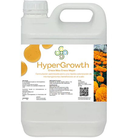 tarro de HyperGrowth blanco para crecer plantas
